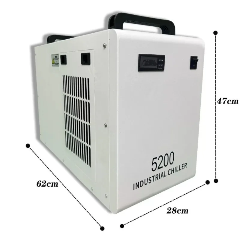 CO2 Laser Water Chiller Industrial Air Cooled Chiller Low Temp Control For Laser Cutting Engraving Marking Machine