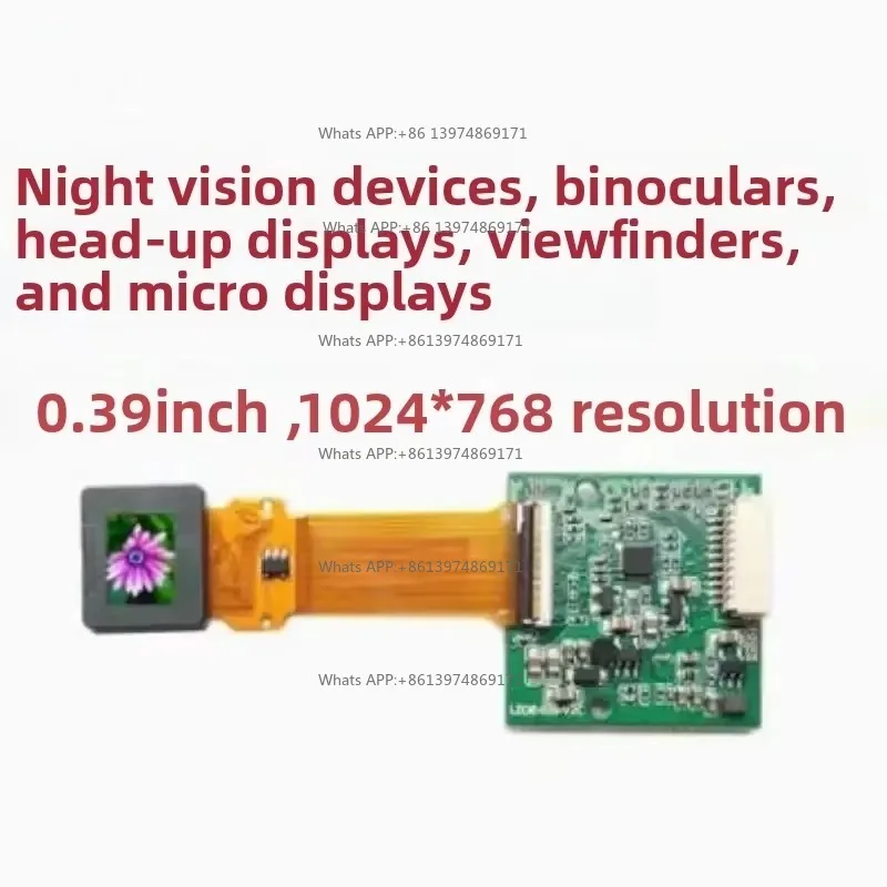 Upgrade DIY Viewfinder OLED 0.39” Micro Display PVS31 Night Vision Thermal Imaging Helmet Wearing Av
