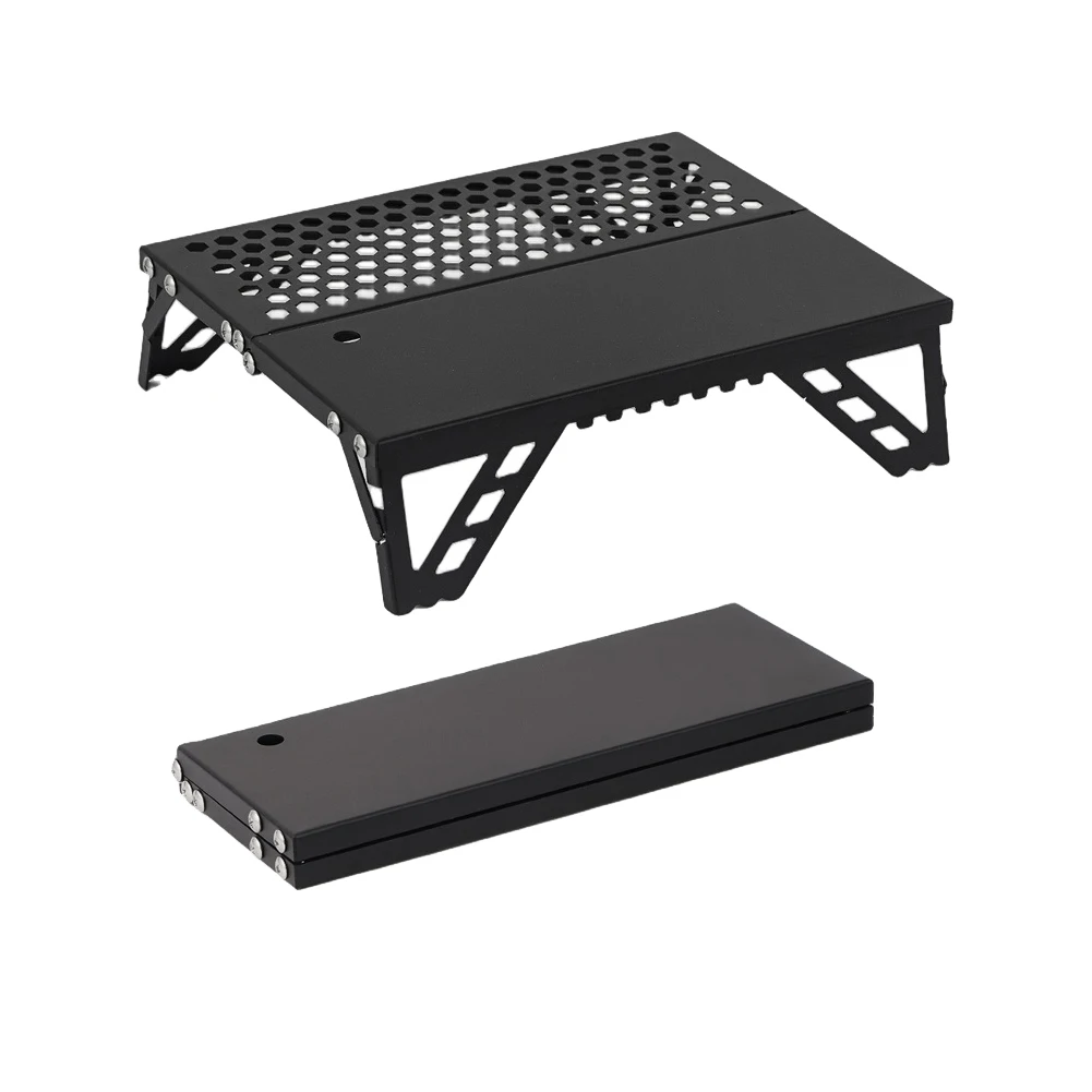 

Portable Camping Table Outdoor Folding Table Stable On Various Surfaces Aluminum Alloy Construction Picnic Setup