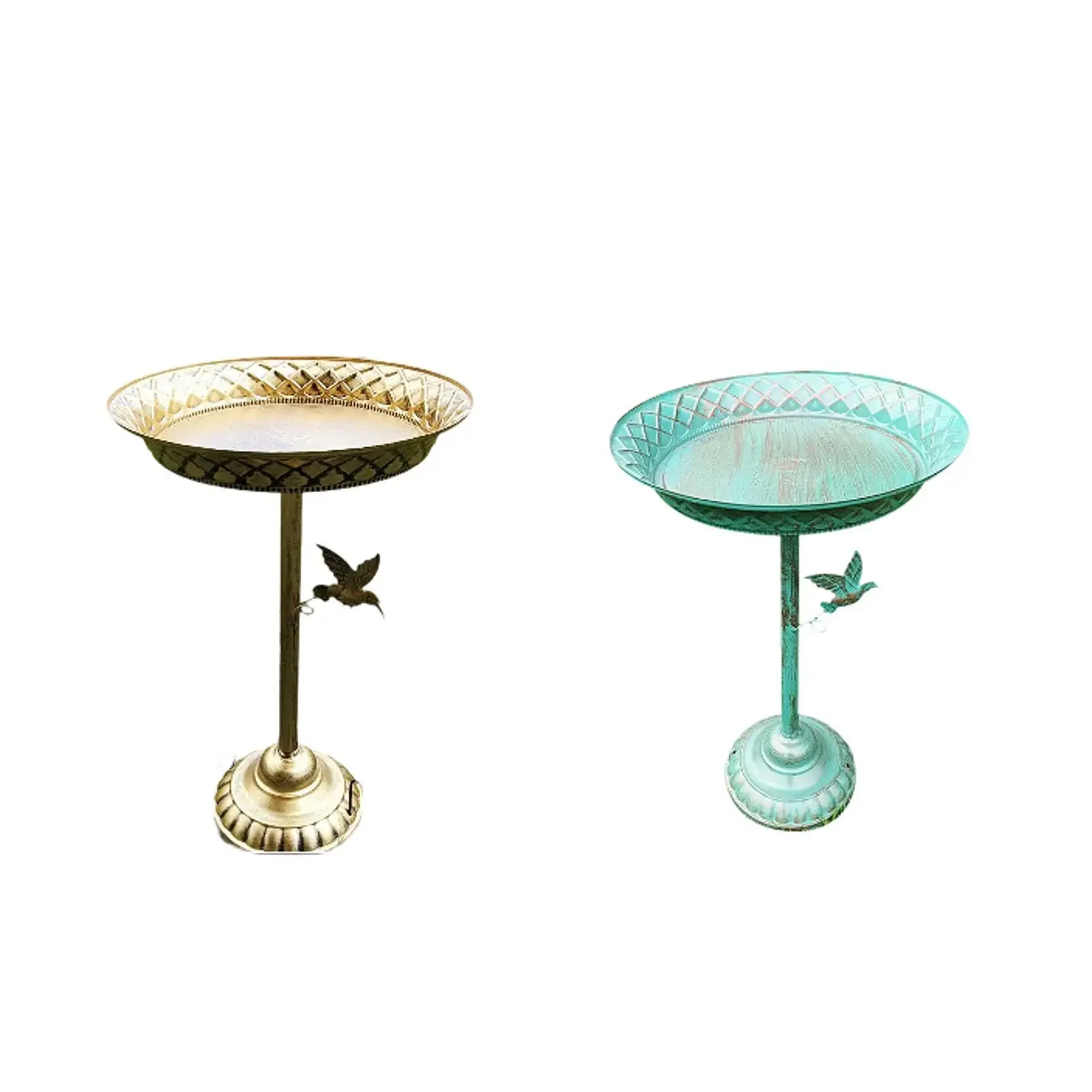 Cast Iron Bird Bath With Stand Pedestal Outdoor Bird Feeder Garden Birdbath For Lawn Patio Home Outside Garden