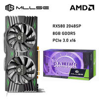 MLLSE Gaming Graphics Card AMD RX 580 8GB 2048SP GDDR5 256-bit PCI Express 3.0 x16 Radeon 14NM GPU Computer Placa de Video Card