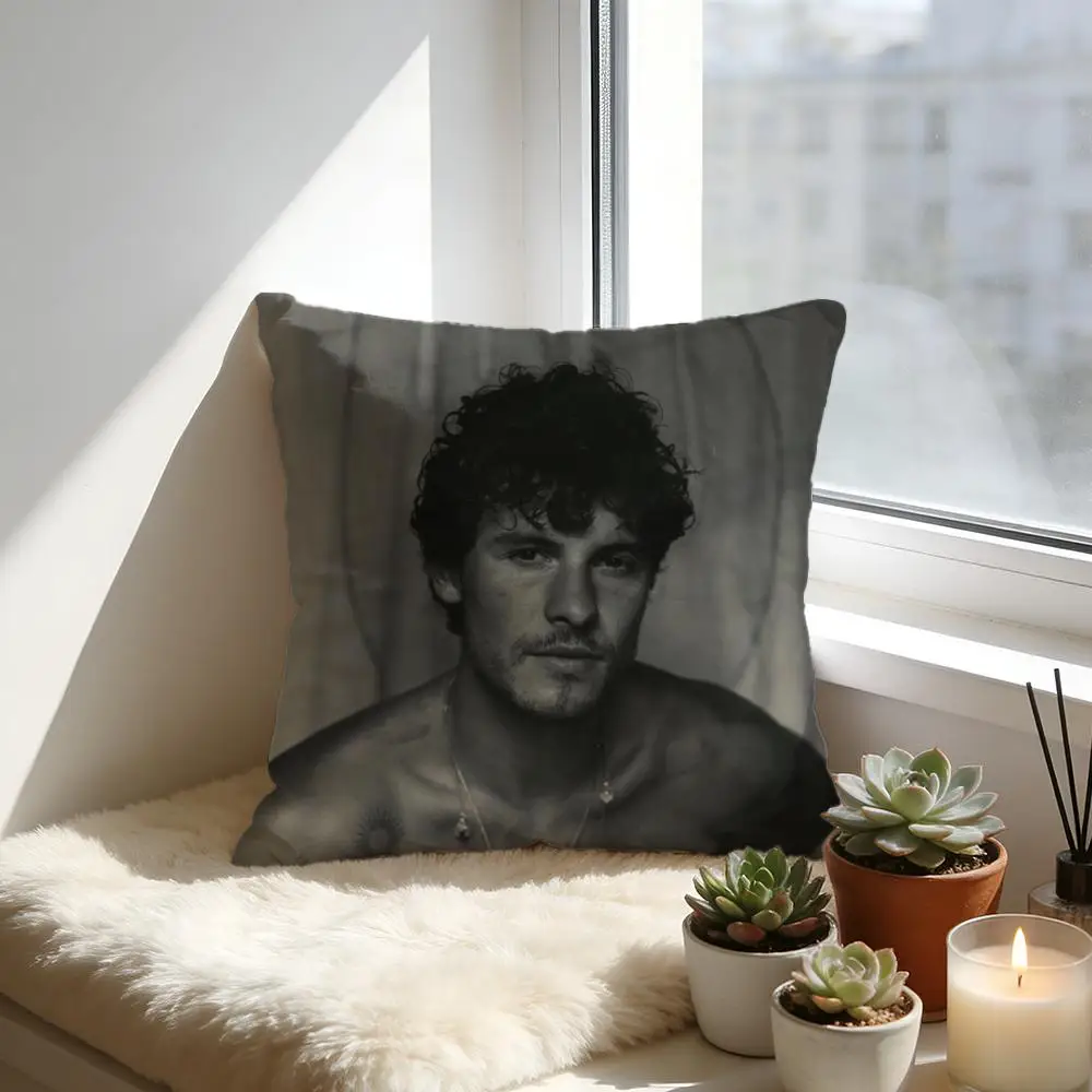 Capa de almofada do álbum Shawn Mendes, almofada de veludo aconchegante, almofada macia e quente para sofá e cama