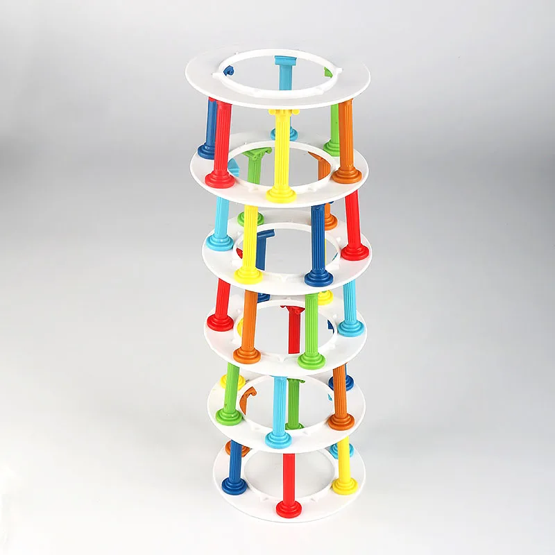 Funny Balance Tower Collapse Game, Parent-child Interactive Family Party Board Game Educational Toys kids friend birthday gifts