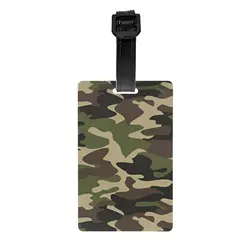 Étiquette de bagage de camouflage de l'armée CamSolomon, valise militaire, couverture de confidentialité, étiquette d'identification de bagage