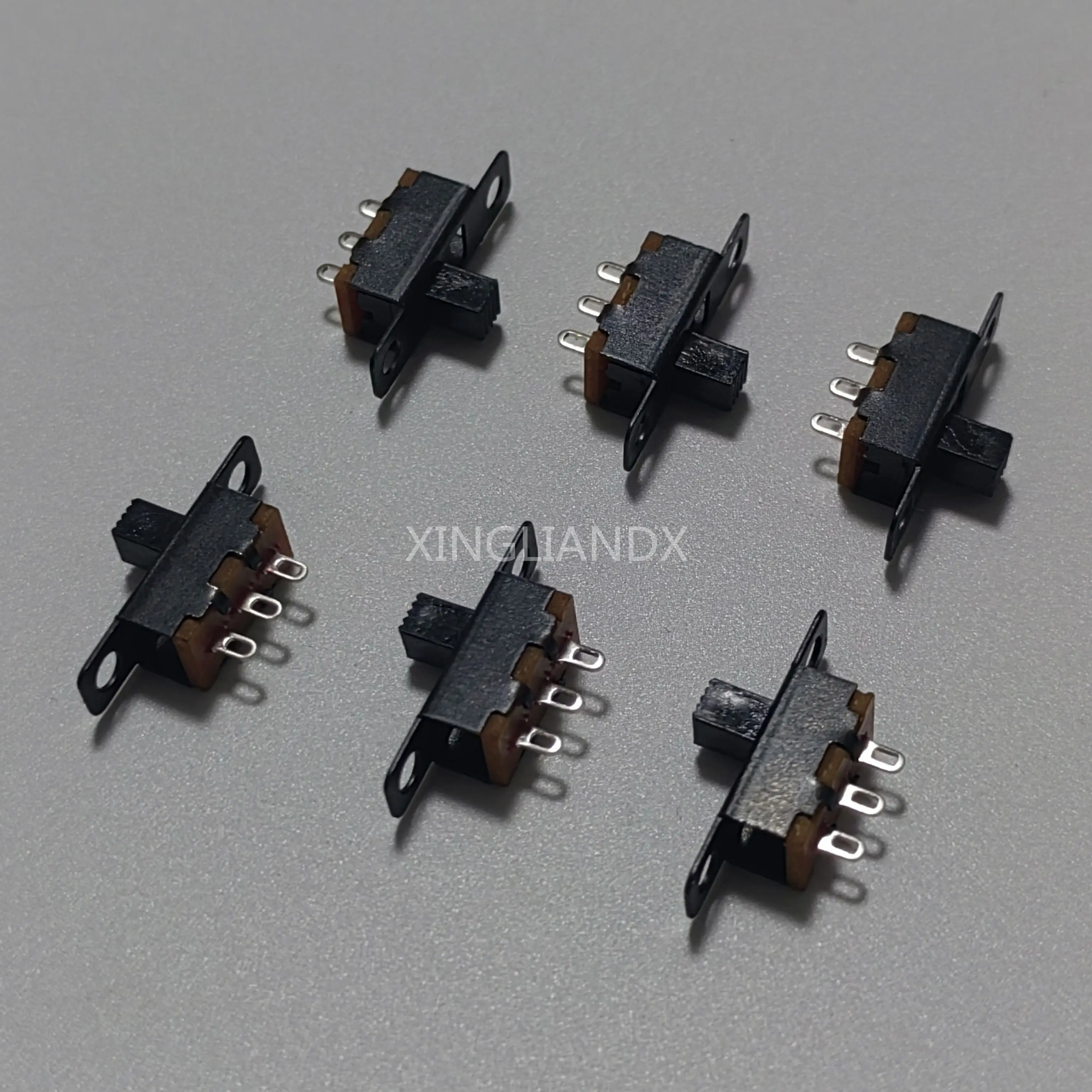 100PCS SS12F15 SS-12F15 on-off Toggle Switch 3PIN 1P2T Slide Switch Handle Length 4mm