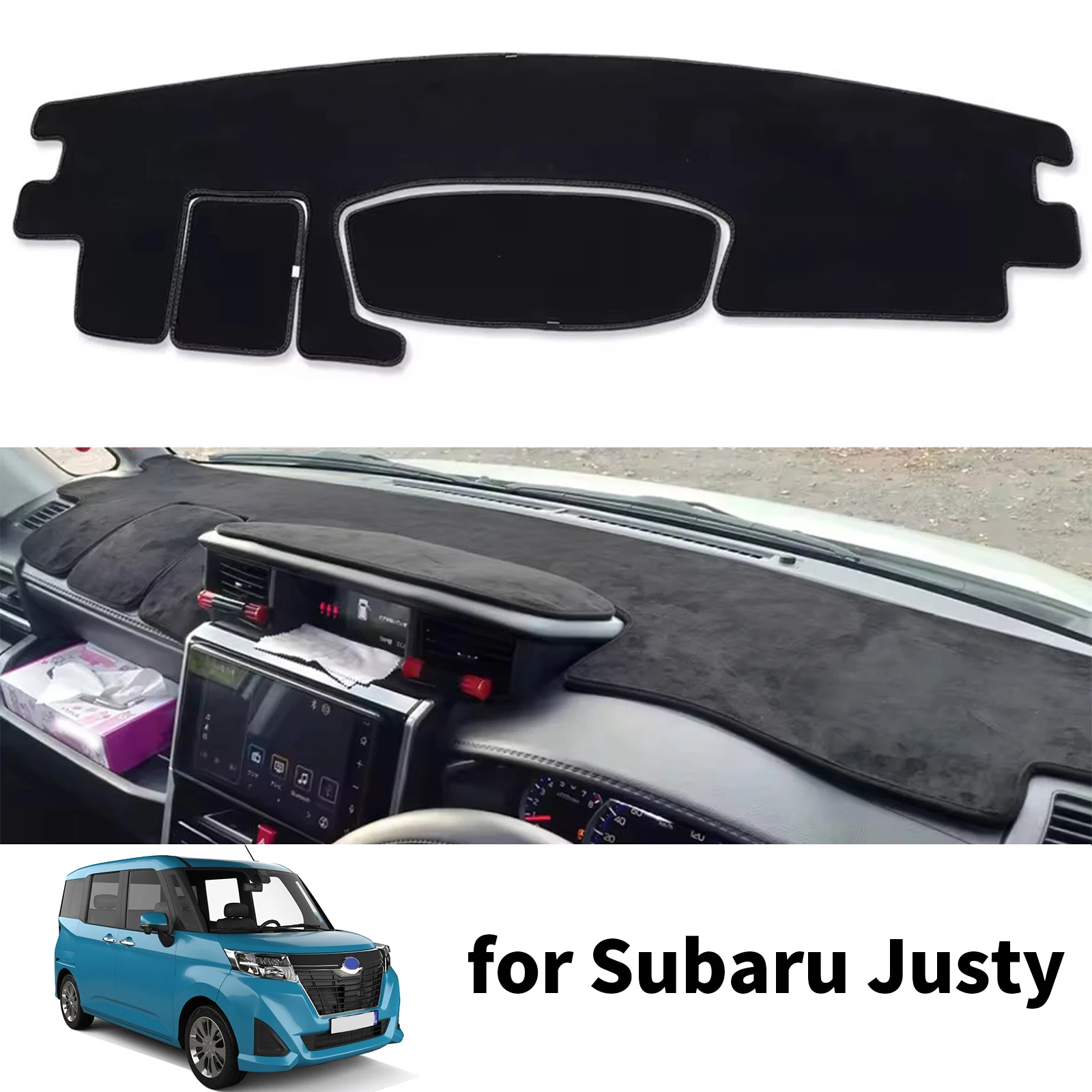 

for Subaru Justy Custom RS GS SA M900F Car Dashboard Mat Sunshade Protective Carpet Dash Mat Dashmat