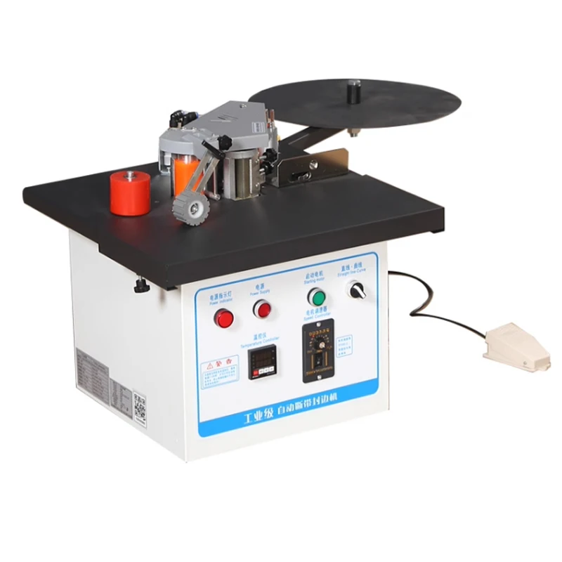 Automatic Strip Break Edge Banding Wood Pvc Cut Itseld Woodworking Wardrobe Furniture Double Side Gluing Edge Sealing Machine