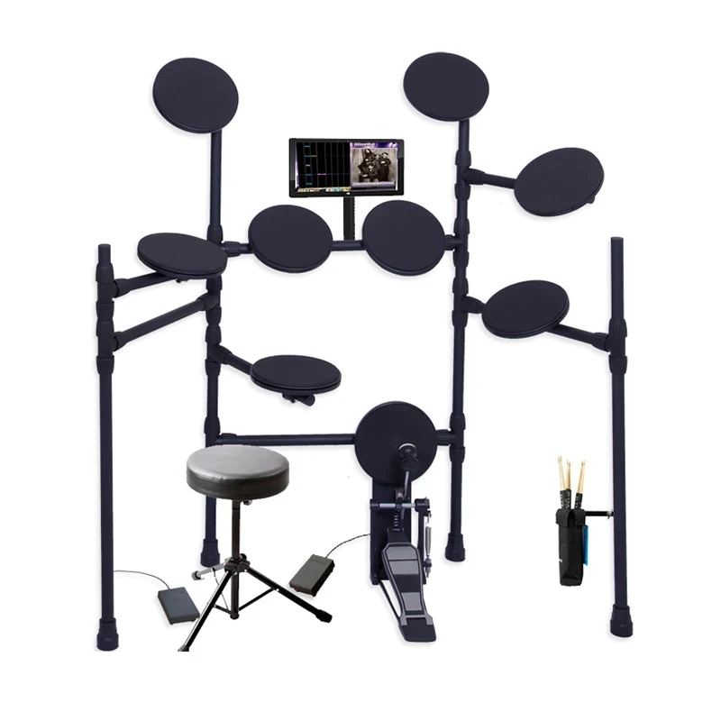 Portable Folding Electronic Drum Trigger Set Multifunction Adults Electronic Drum Jazz Pedal Estrumentos Musicais Drum Module