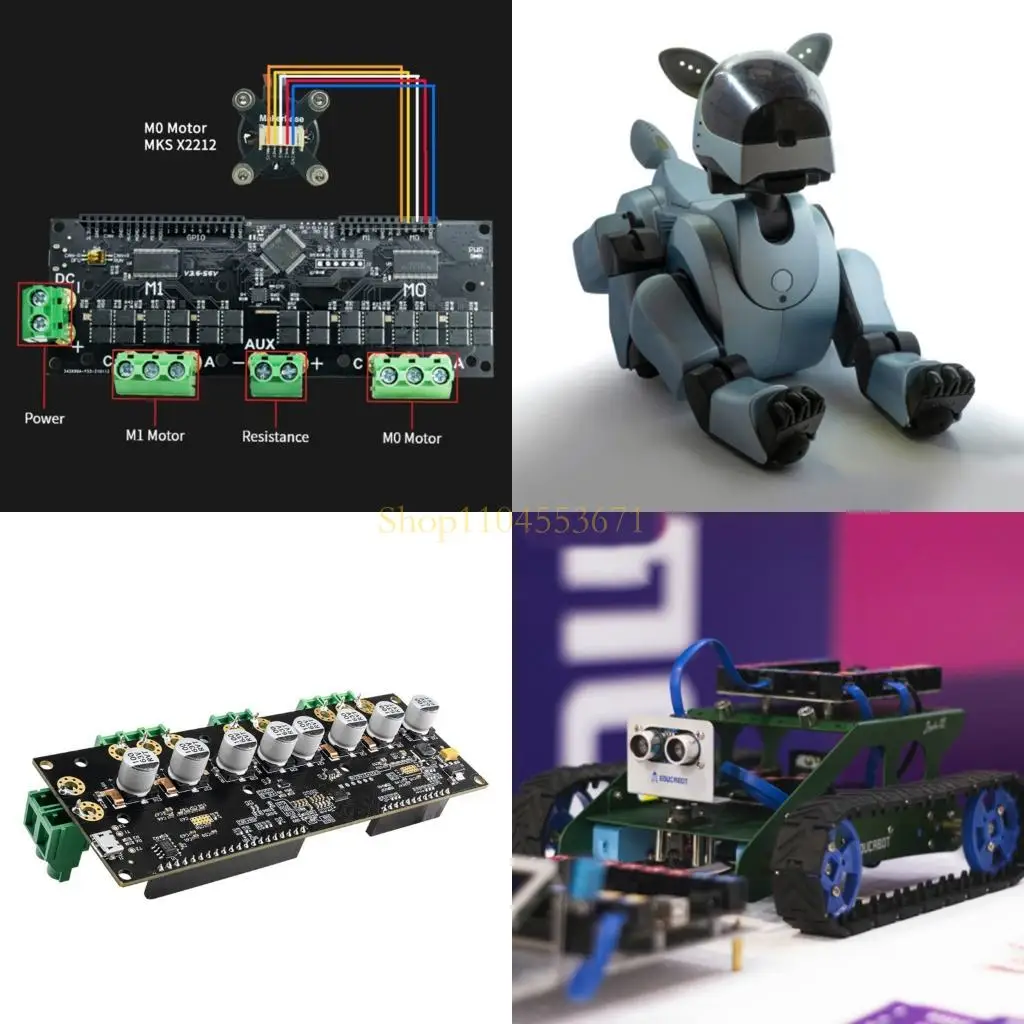 

Best Seller 56V with X2212 Motor FOC BLDC Servo Double Motor Controller Board Motor Control Board 12-56V
