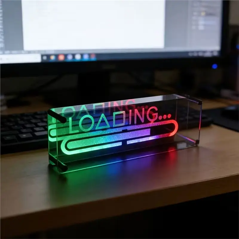 LNHF RGB Gamer Neon Sign Gamer Sign Gaming Dsektop Art Gaming Led Light Game Room Wall Bedroom Decoration Boy Gifts