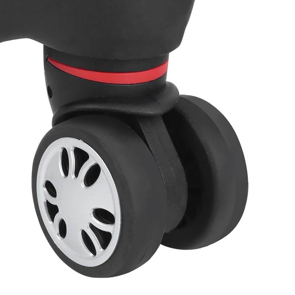 

1 Pair Double Row Luggage Wheels Replacement Mute Strong Ability Suitcase Wheel Replacement Spinner Wheel Replacement