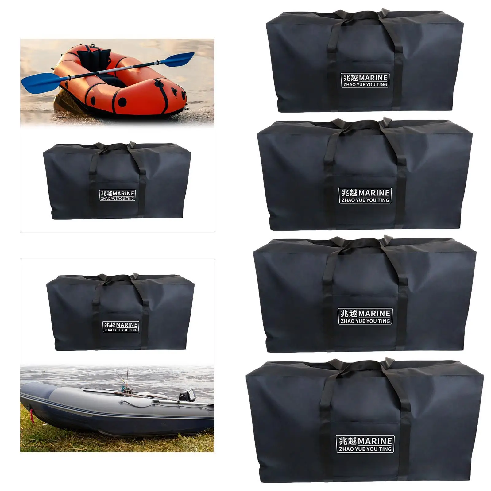 

Сумка для хранения зарядного лодки, сумка для скоростного катера, органайзер из ткани Оксфорд, износостойкая резиновая сумка для лодки, надувная сумка для рыбацкой лодки