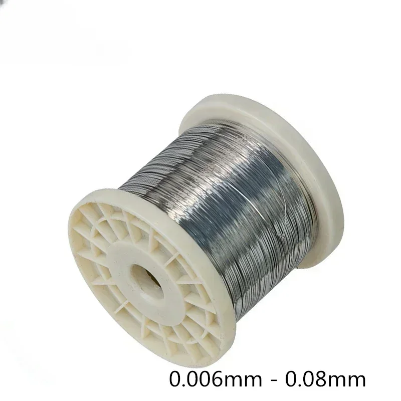 High Quality 10meters 0.006mm 0.009mm 0.01mm 0.03mm 0.05mm 0.08mm Micron Tungsten Wire 99.95% Welding Wire