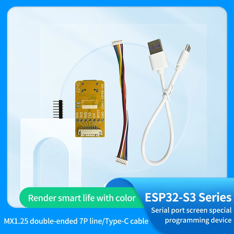 ESP32-S3 Development Board 7 Inch Capacitive Touch Display Support WIFI Bluetooth Optional RS485 Audio for Smart Home Dashboard