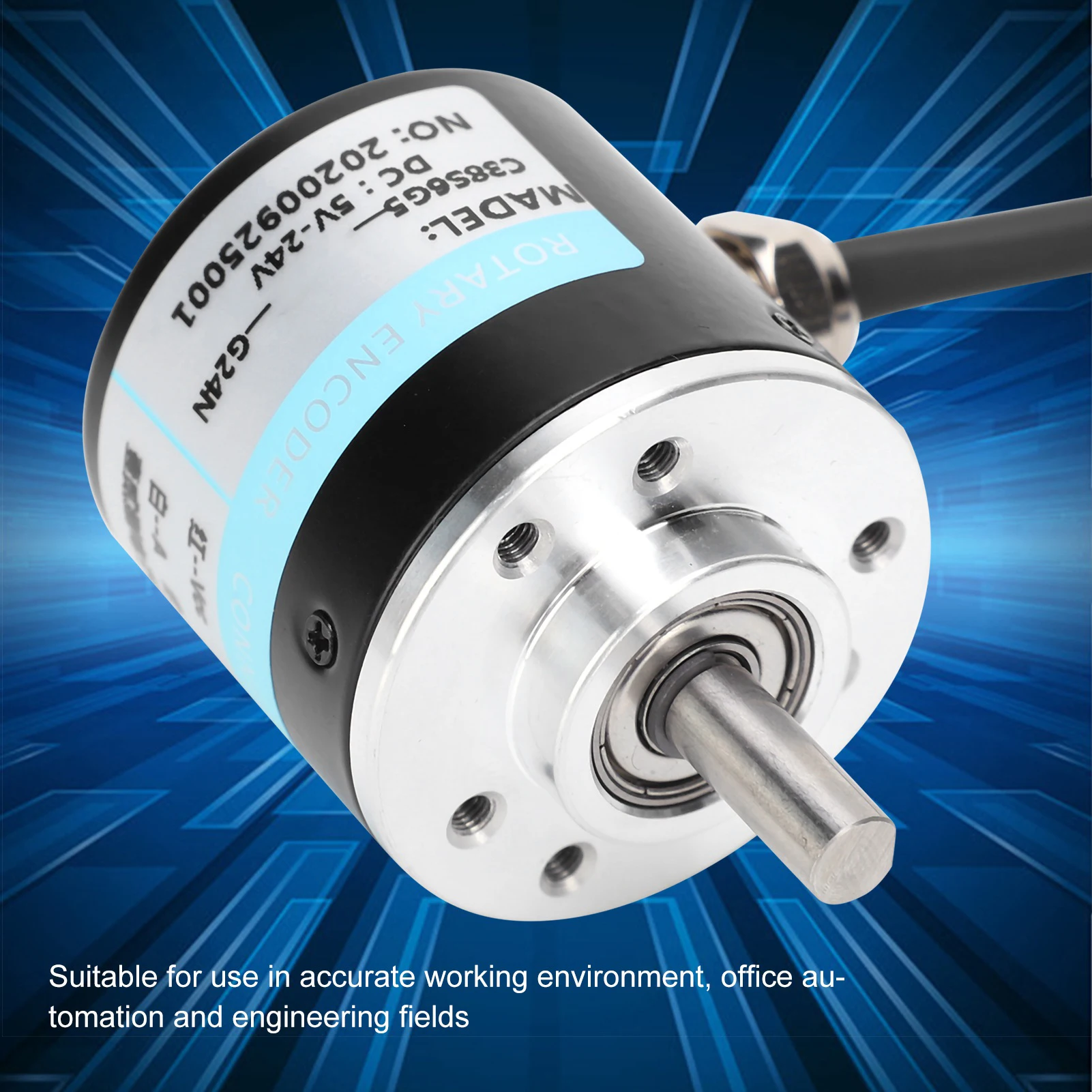 

Энкодер 1000B/1024B, вал энкодера 30 кГц ABZ, 3-фазный компонент управления движением, 30 кГц, 1000B/1024B, энкодер постоянного тока 5-24 В