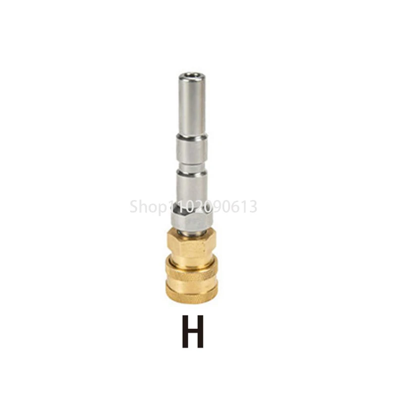 Snelkoppeling Voor Hogedrukreiniger 1/4 "Naar Spuitpistool Toverstaf Lans Bajonetadapter 1/4" Snelkoppelingsmontage Voor Karcher