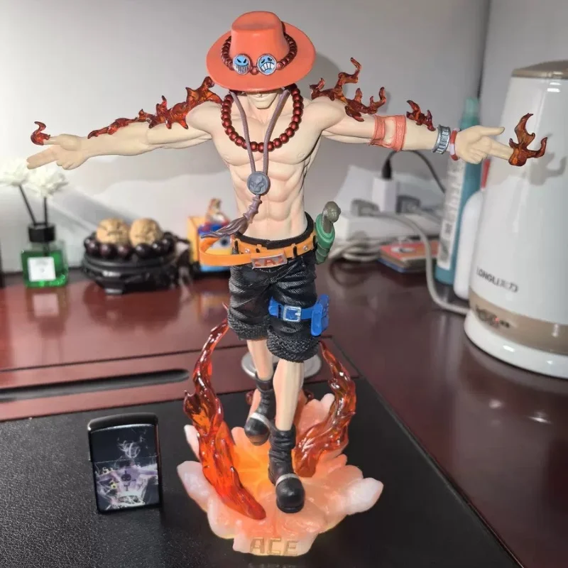 

Anime Figure Spread your arms Ace "Back" 26cm D Ace Action Figurine Pvc Statue Collectible Model Toys For Childrens Gift