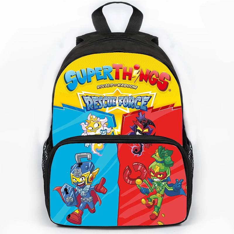 New Super Zings Backpack Boys Girls Cartoon School Bag Children Daypack SuperThings Bag Mochilas Back to School Bookbag Rucksack