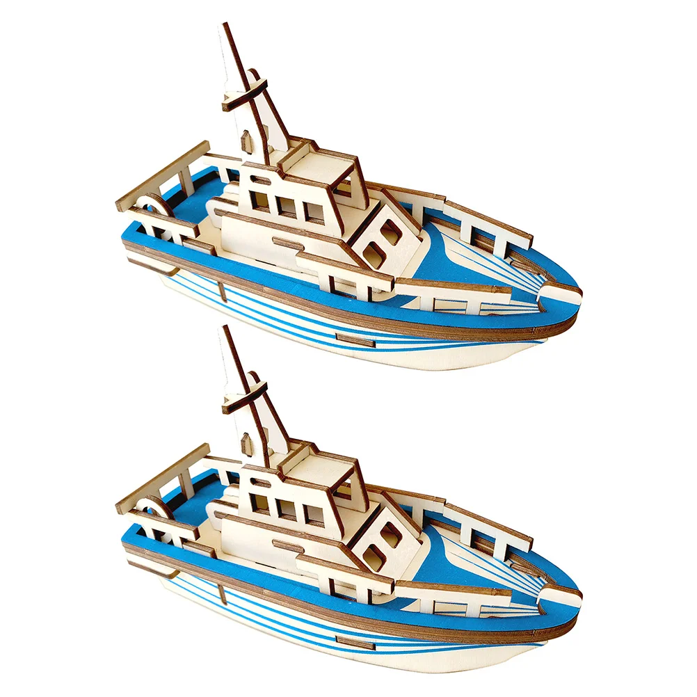 

Lifeboat Puzzle 3D For Kids Wooden Puzzles Children Toy Educational Toys Funny Plane Models Crafts