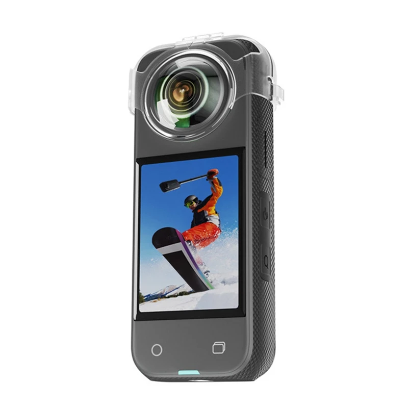 Protection d'objectif transparente pour Insta 360 X3, couvercle de protection anti-poussière