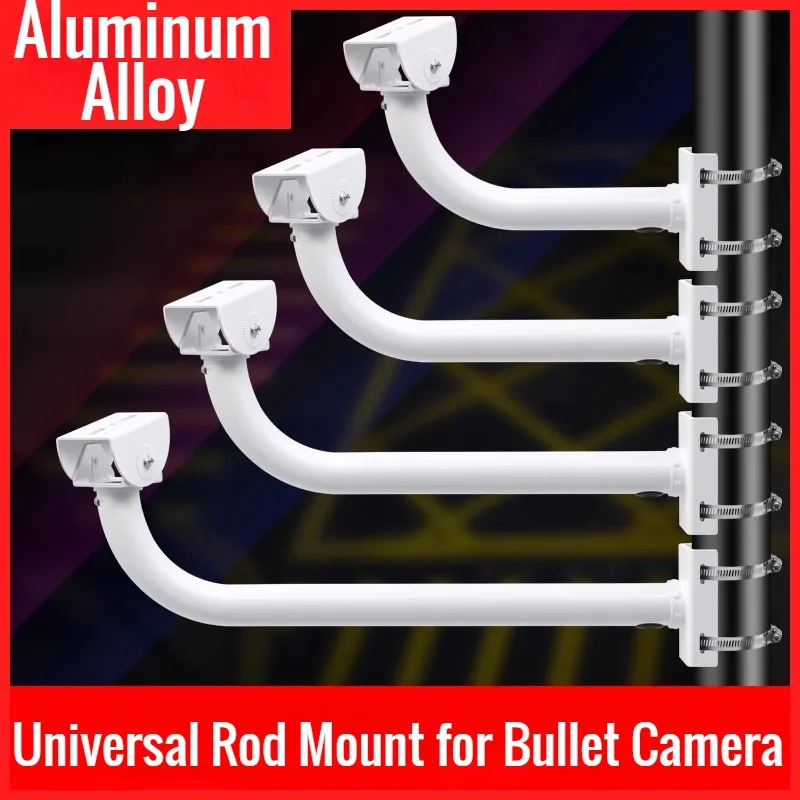 

Aluminum Alloy Universal Holding Rod Bracket CCTV Camera Mounting Vertical Pole Mount Twin Cameras Support Double Cameras Mount