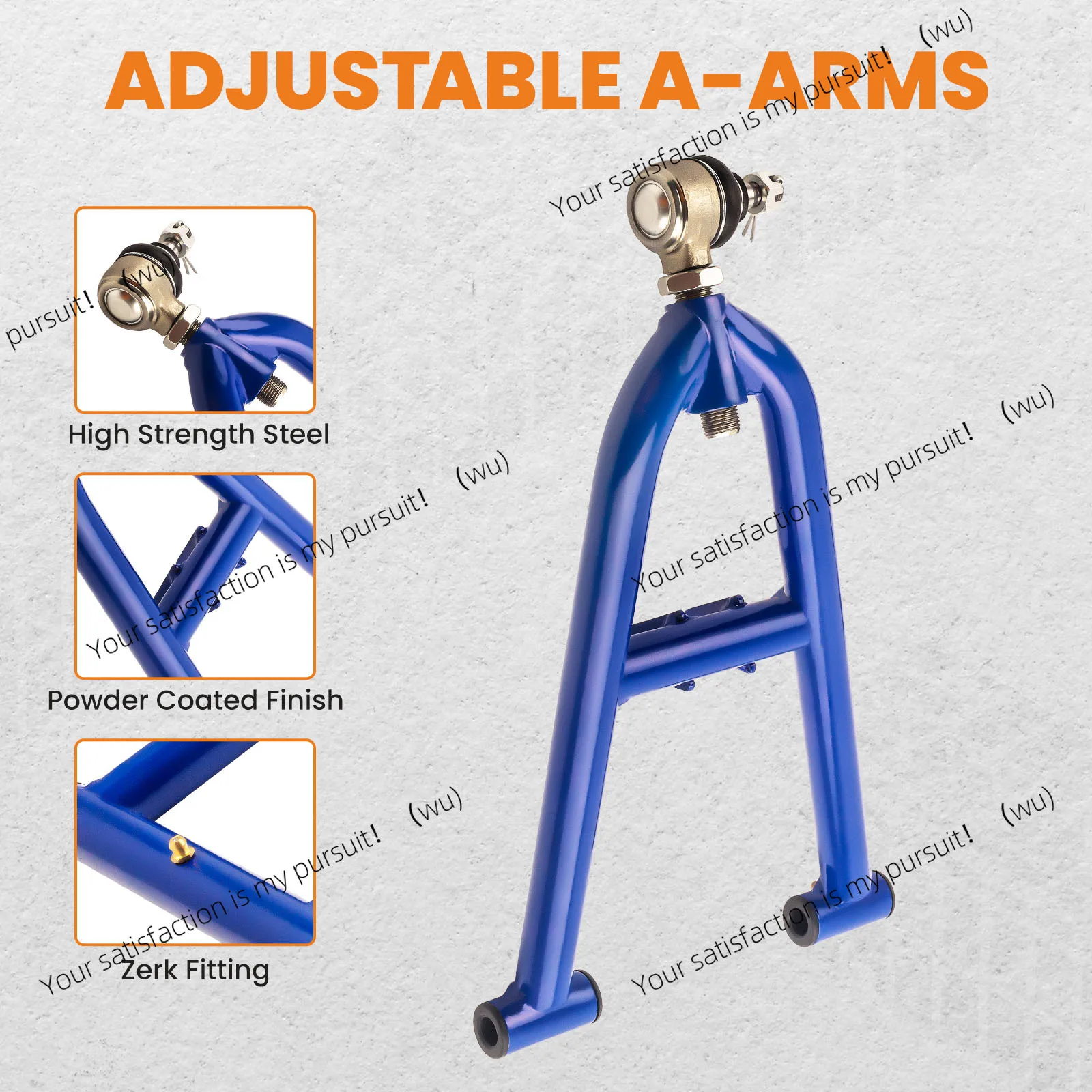 Adjustable Extended Control Arm for Yamaha Banshee 350 1990-2006 Front A-Arm Kit