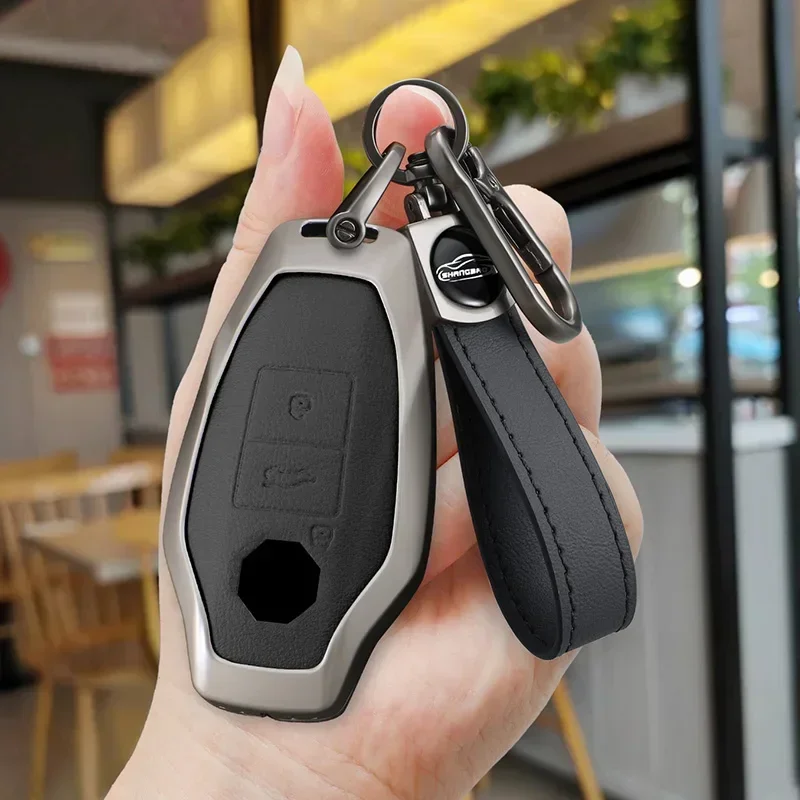 Car Zinc Alloy Key Case Holder Cover Shell For MG HS GT ZS EV ZX MG5 MG6 Roewe RX3 RX5 RX8 ERX5 I6 I5 Interior Accessories