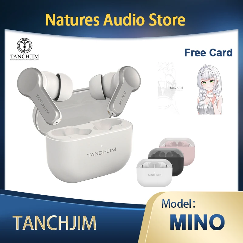 Tanchjim Mino TWS Bluetooth 5.3 ANC Sports Headset ANC True Wireless Earphone Gaming Earbuds IEMs