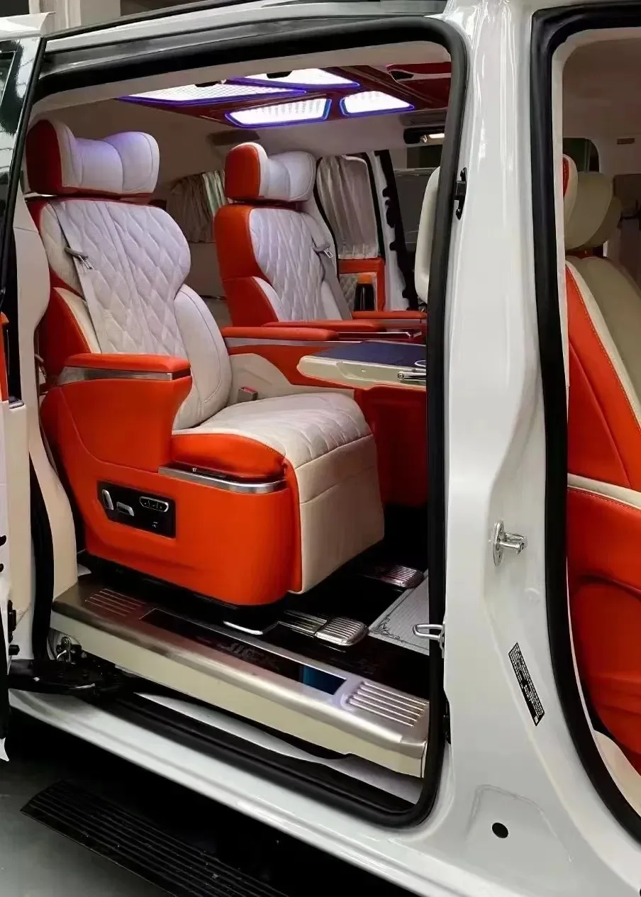 Leather Fabric Luxury Seat Adjustable Backrest Auto Car Seat for MPV Van Business Mercedes Benz Vito/V-Class/Metris/Sprinter