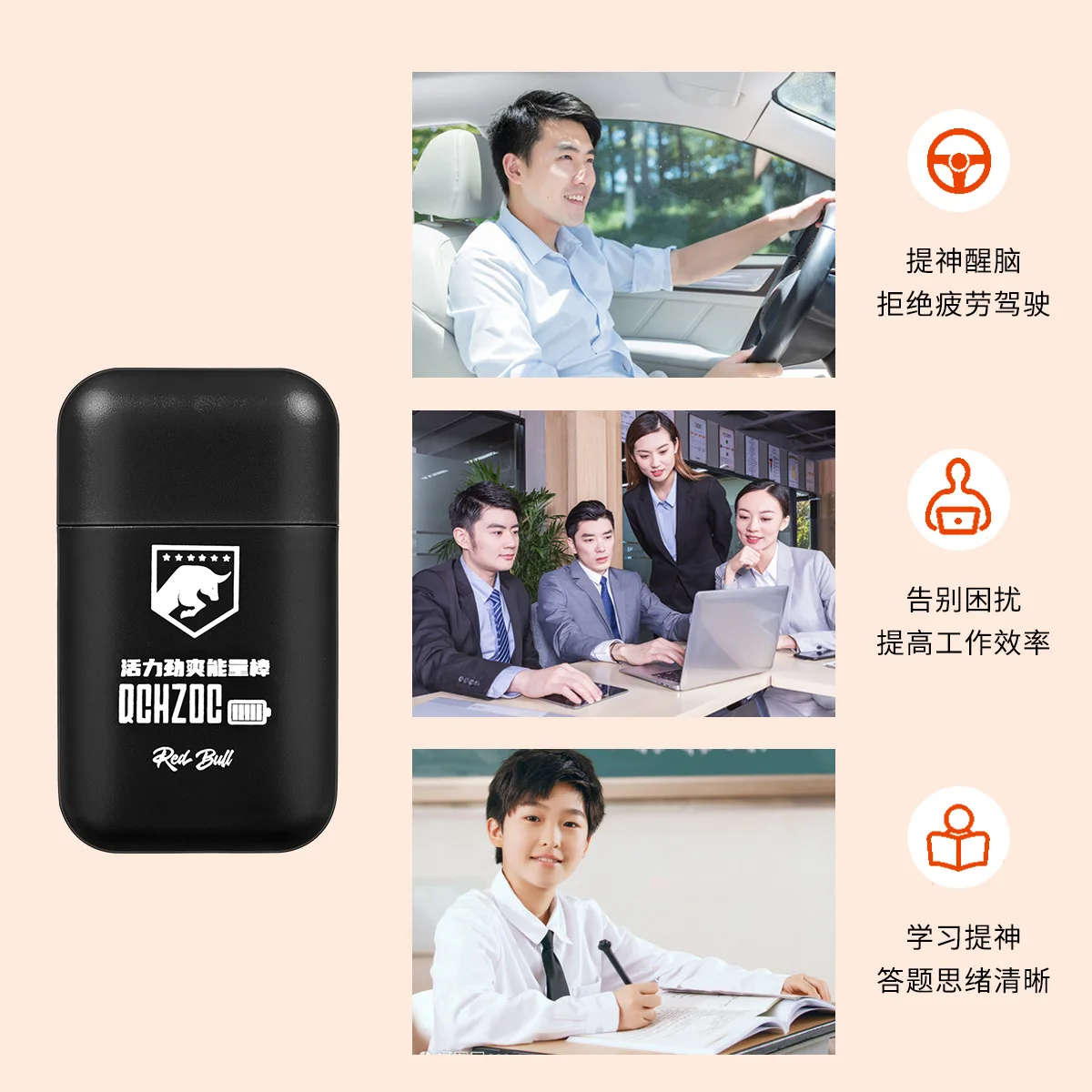 جهاز استنشاق الأنف الرائع للزيوت العطرية المنعشة ذات الفتحة المزدوجة للقيادة والفصل