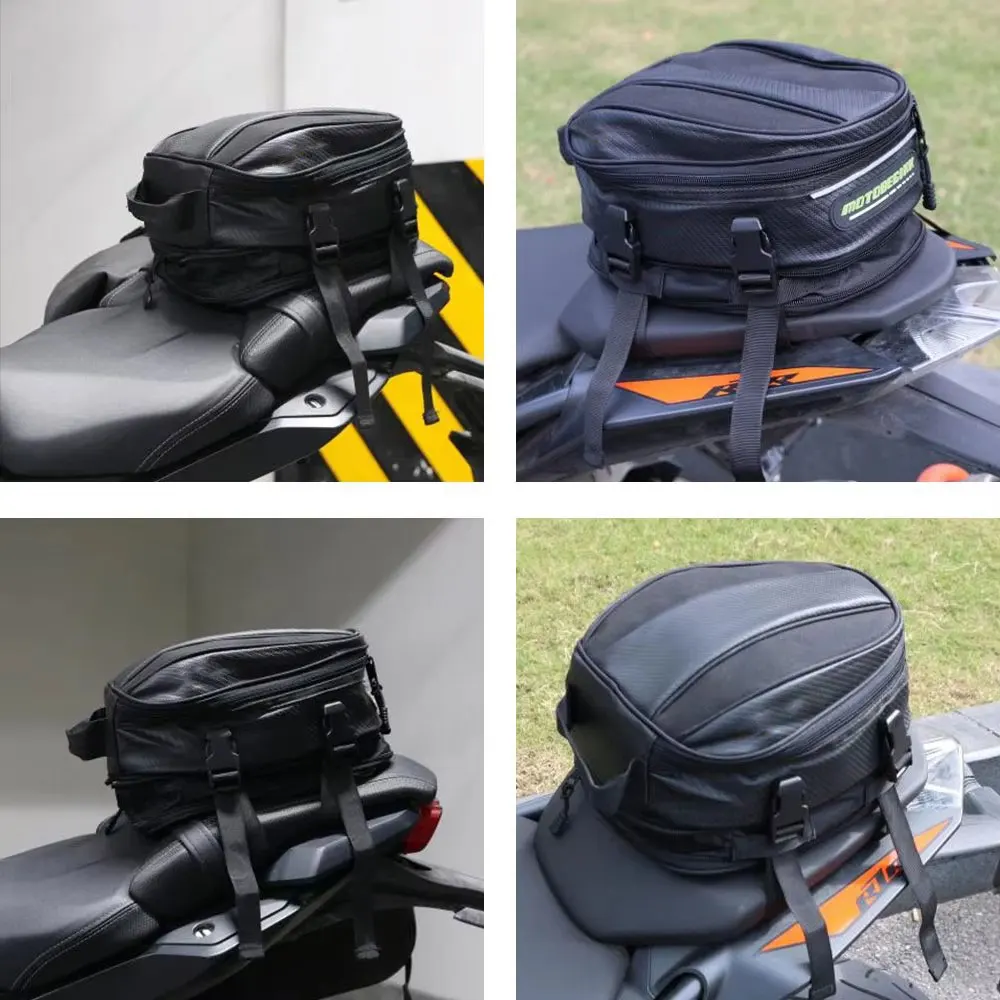 Tail Bags Motorcycles Waterproof Backpack Rear Seat Bag Motorbike Rear Rider Pack Scooter Sport Luggage Dirt pit Bike