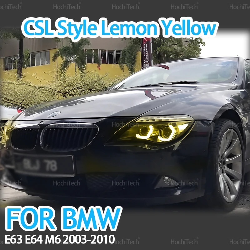 

Lemon Yellow Color DRL CSL M4 Style LED Angel Eyes Kit Ring White Lamps for BMW 6 SERIES E63 E64 630Ci 630i 645Ci 650i M6 03-10