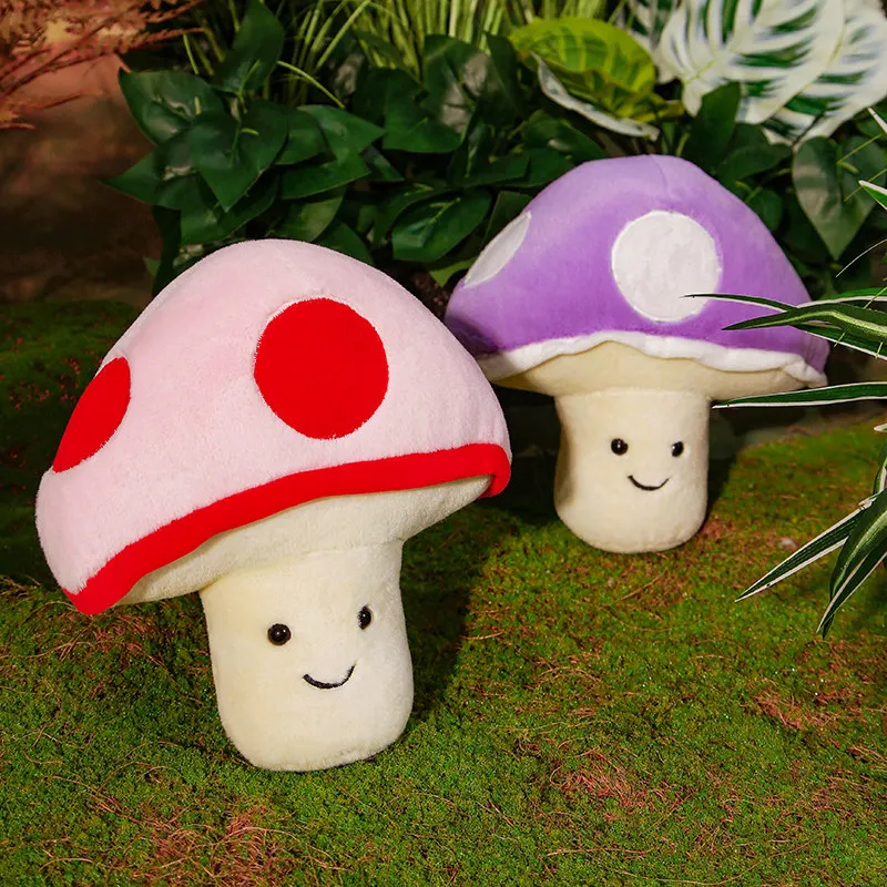 

Cute Appease Mushroom Plush Dolls Simulation Plant Pillow Kawaii Toys For Home Decor Appease Sleeping Cushion Stuffed Soft Dolls