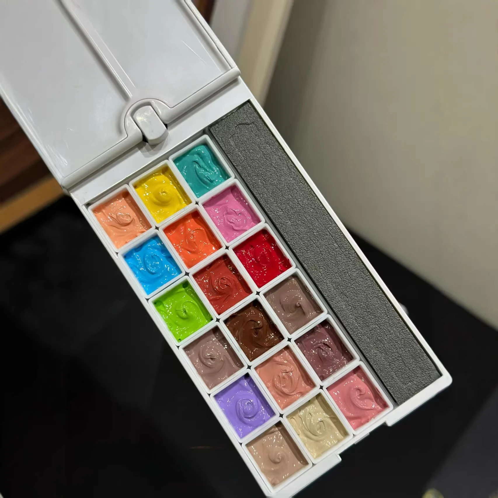 4IN1 Pat Ombre Gel Nail Polish Easy Gradient Painting Gel for DIY French Nail Manicure Solid UV Varnishes Paint Art Gel 18Colors