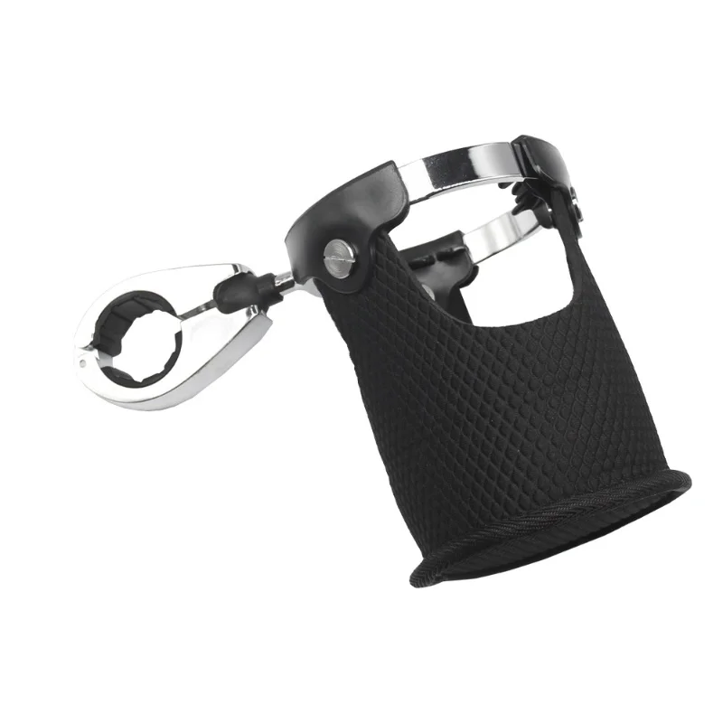 Motorcycle Cup Holder Beverage Drink Can Handlebar Mount 360° Rotation Universal Water Bottle Holder For Motorcycle ATV UTV