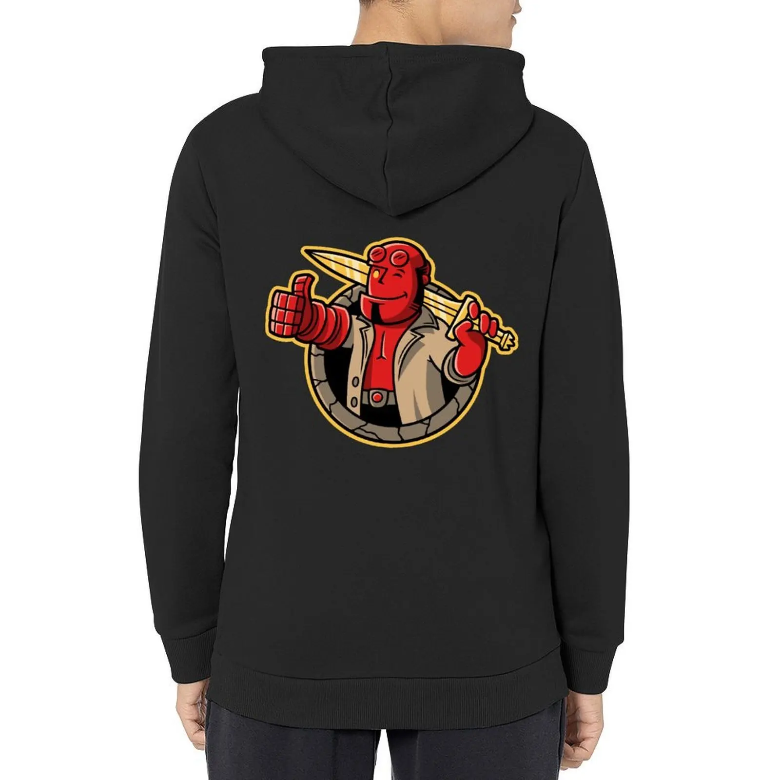 

The Right Hand of Approval Hoodie men's coat autumn new products men's winter sweater new in hoodies and blouses