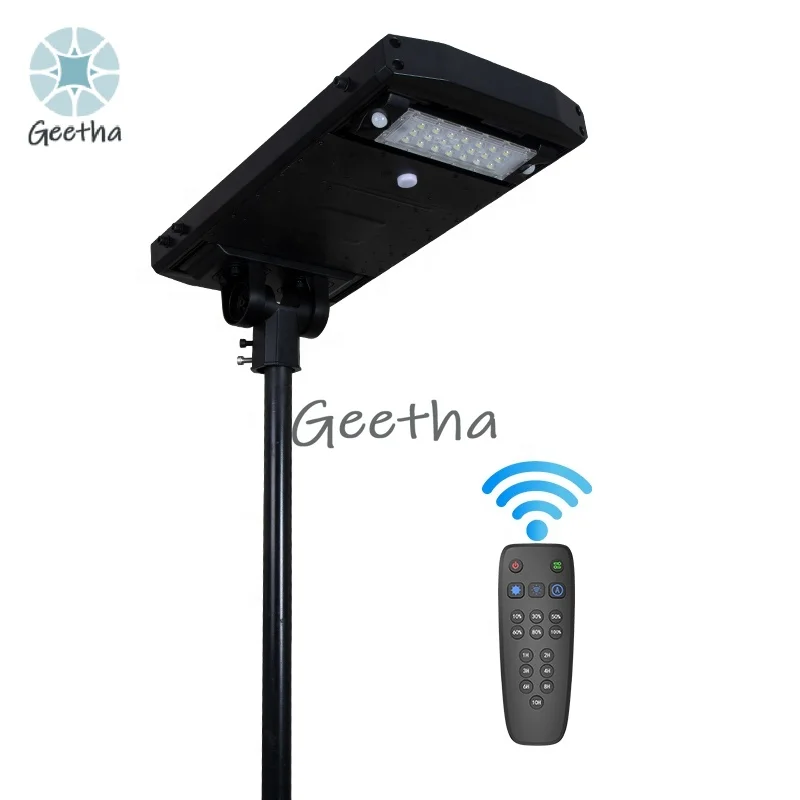 All in One 40W Outdoor Integrated Solar Led Street Light for Project