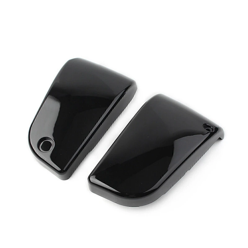 Black Battery Side Covers Protection For Kawasaki Vulcan VN 1500 Classic Nomad Replacement