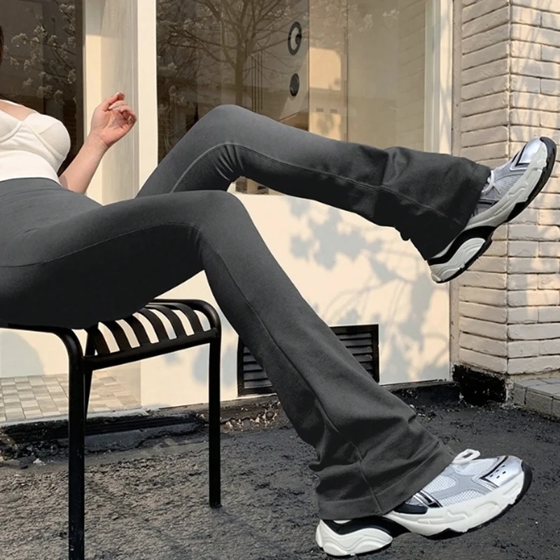 

Autumn High-Waisted Women's Micro Yoga Fitness Pants Tight Fit Comfortable Outdoor Suitable Leggings with No Awkward Lines