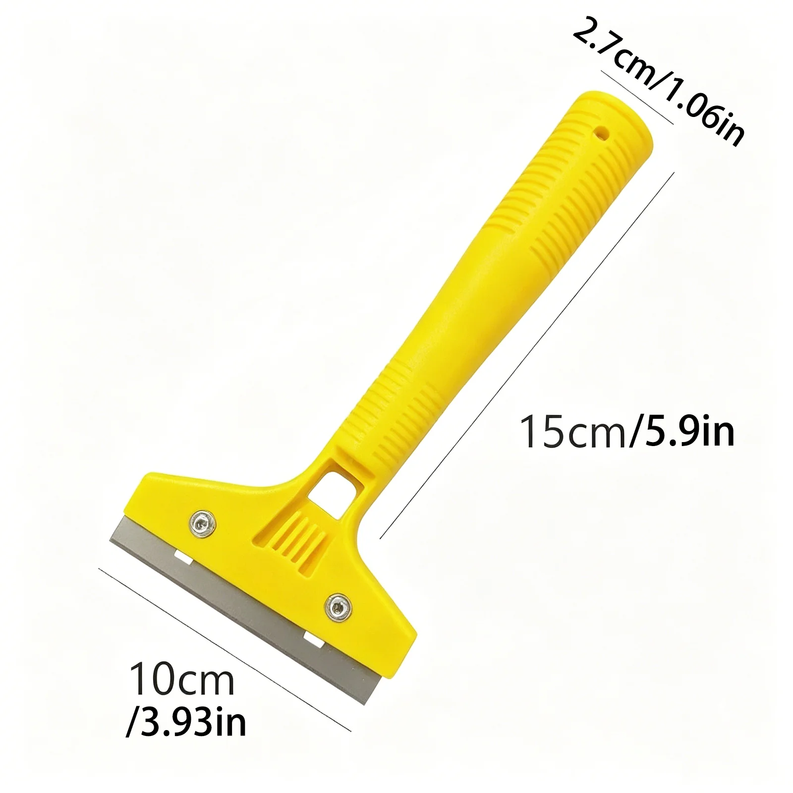 Plastic Scraper, Multi-Purpose Scraper for Removing Vinyl Decals Stickers Adhesive Residue Kitchen and Bathroom Cleaning Tool