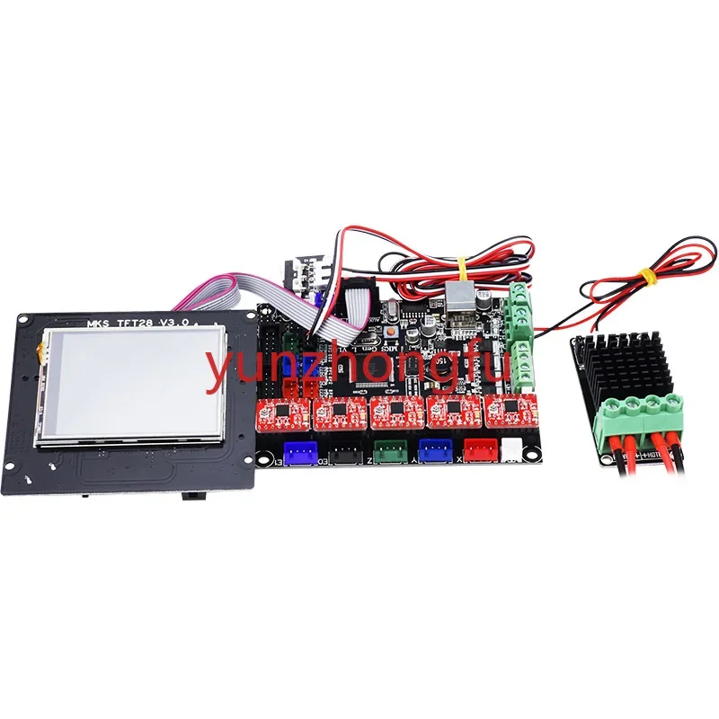 display+4988+limit switch+MOS module 3d printer parts 3D  motherboard MKS GEN L+MKS TFT28