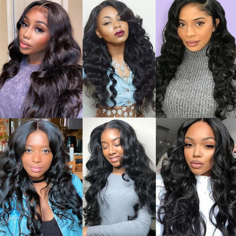 Loose Wave 8-32 Inch Long Indian Raw Human Hair Bundles 1/3/4 PCS Human Hair Extensions Natural Black Remy Hair Weave Bundle
