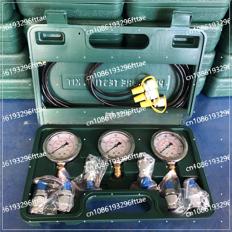 Hydraulic Tester 250/400/600bar Hydraulic Pressure Test Hydraulic Gauge for Excavator Construction Machinery