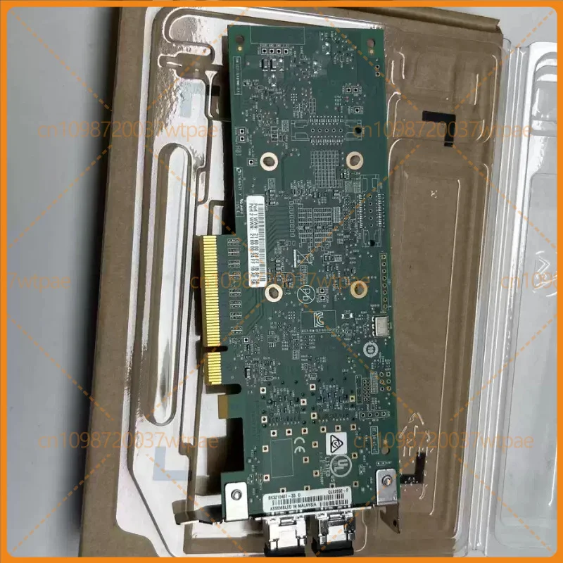For QLOGIC QLE2692-F 16Gb FC Dual Port HBA Adapter Original Card Include SFP Module
