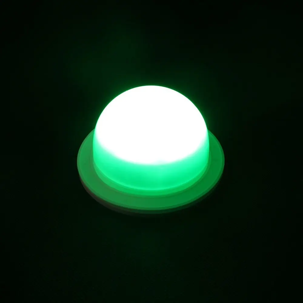 Housing For Rechargeable Night Light 120mm Dia PE Plastic LED Furniture  LED Wick Light Source Luminous Decor Lamp Riq-RGWH120