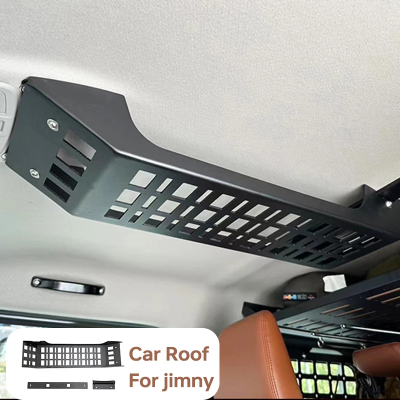 

Car Roof Inner Storage Luggage Basket for Suzuki Jimny Sierra JB74 JB64 2019-2023 Driver Side Interior Storage Tray Accessories