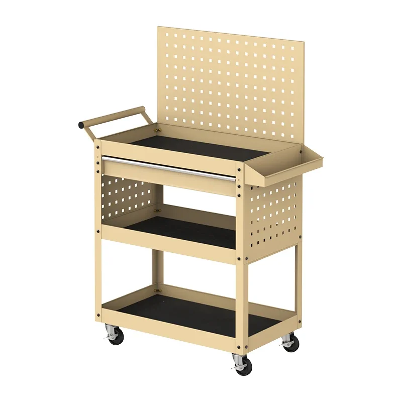 MetalBox Steel Tool Cart with Drawer Heavy Duty Movable Storage  Box Roller Cabinet Machine Cart