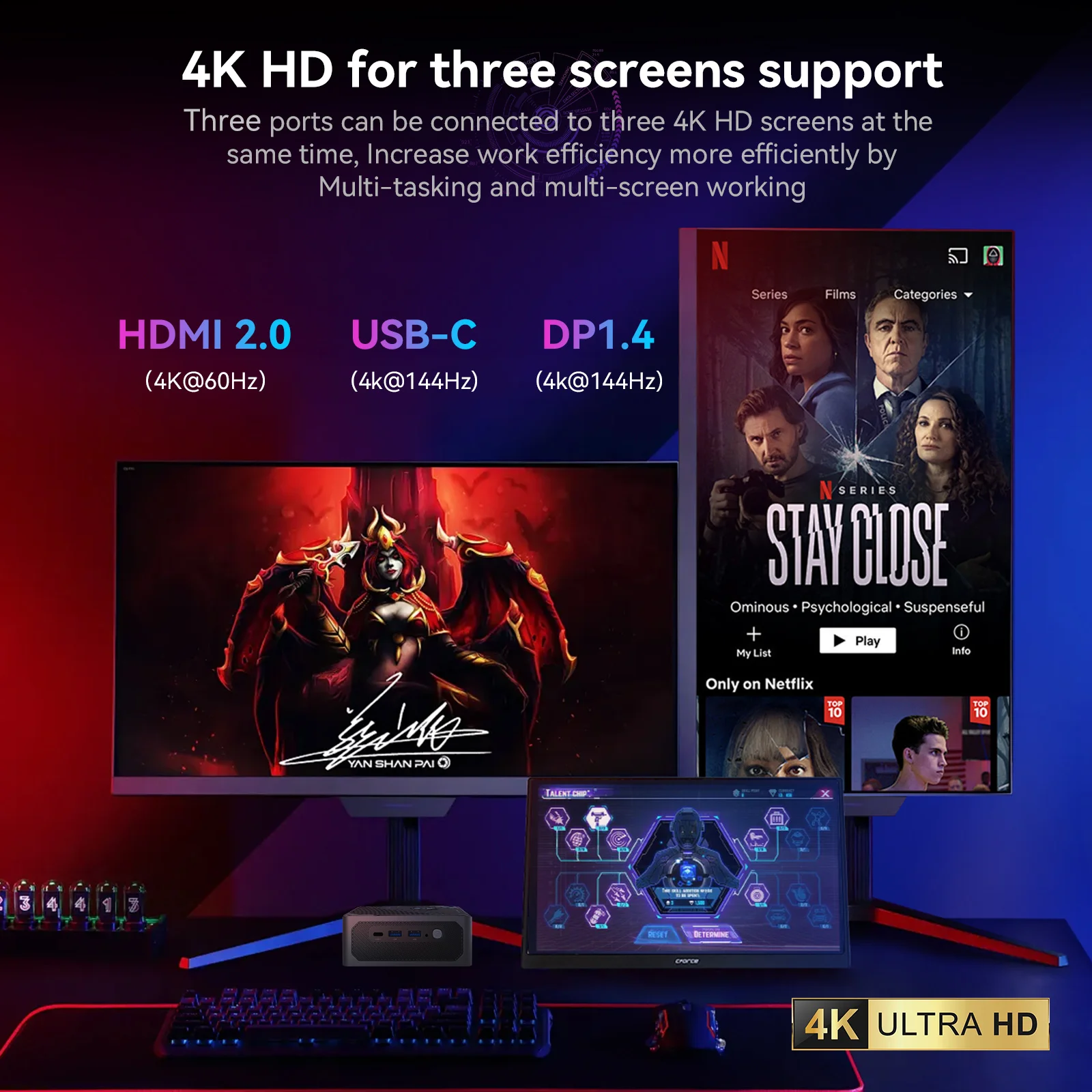 MOREFINE Neue Mini-PC S800 Intel Core Ultra 9 185H Ultra 7 155H Diy Gaming Computer Laptop Gamer Desktop-Computer Windows11PRO