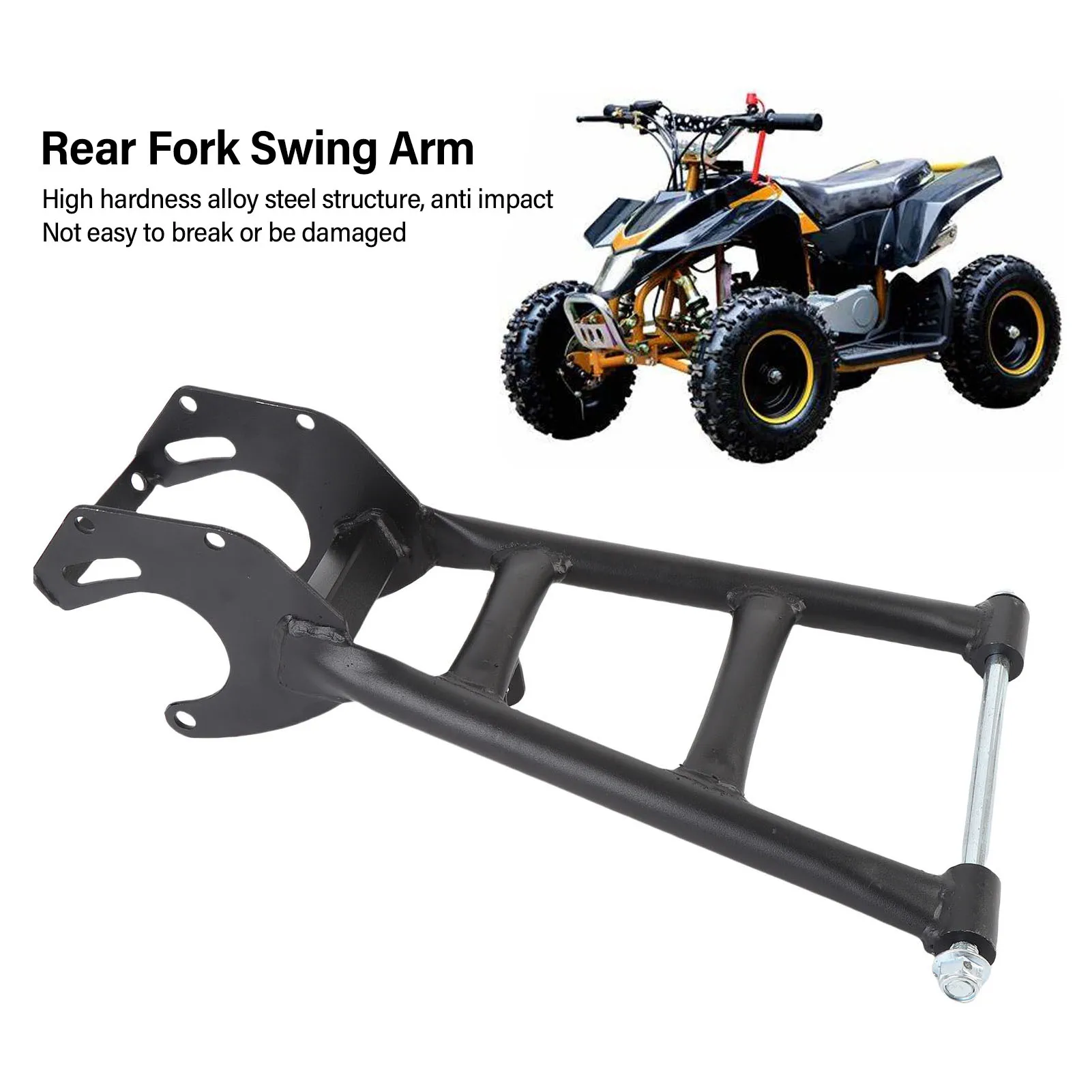 ذراع تأرجح الشوكة الخلفية الثقيلة سبائك الصلب الخلفية تعليق الروك الذراع سوينغ الإطار للمركبة مع الإطارات 6 بوصة 7 بوصة #6