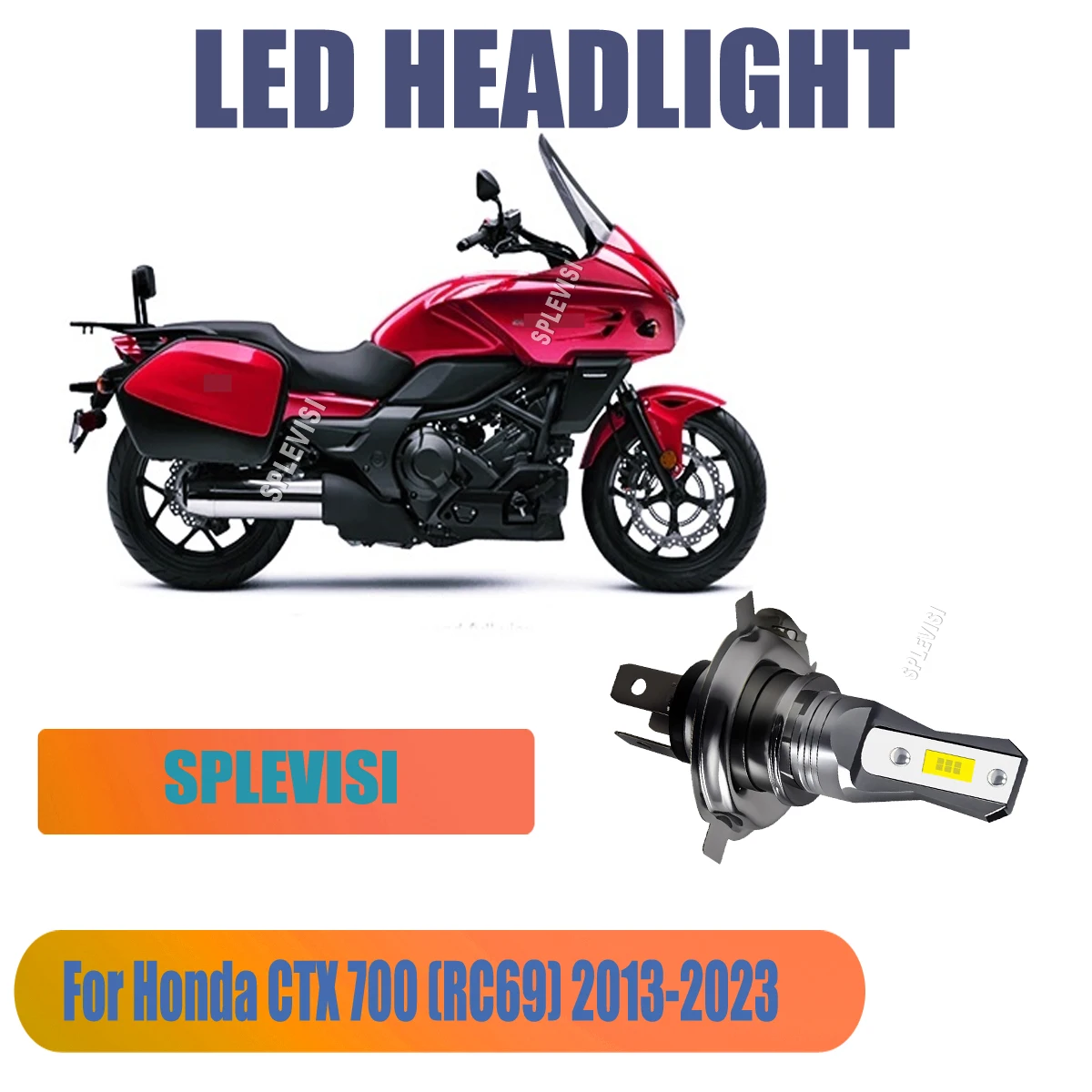 

H4 9003 LED 45W White Headlight Bulbs faros delanteros moto For Honda CTX 700 (RC69) 2013 2014 2015 2016 2017 2018 2019-2023